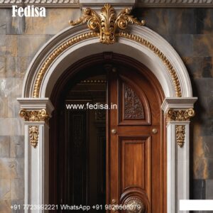 Vintage Wooden Door Designs For Houses Single Door Gate No-7215