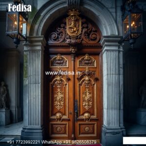 Teak Wood Door Design Sliding Door Gate Design No-7235