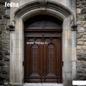 Mahogany Classic Doors Steel Darwaja Design No-7236
