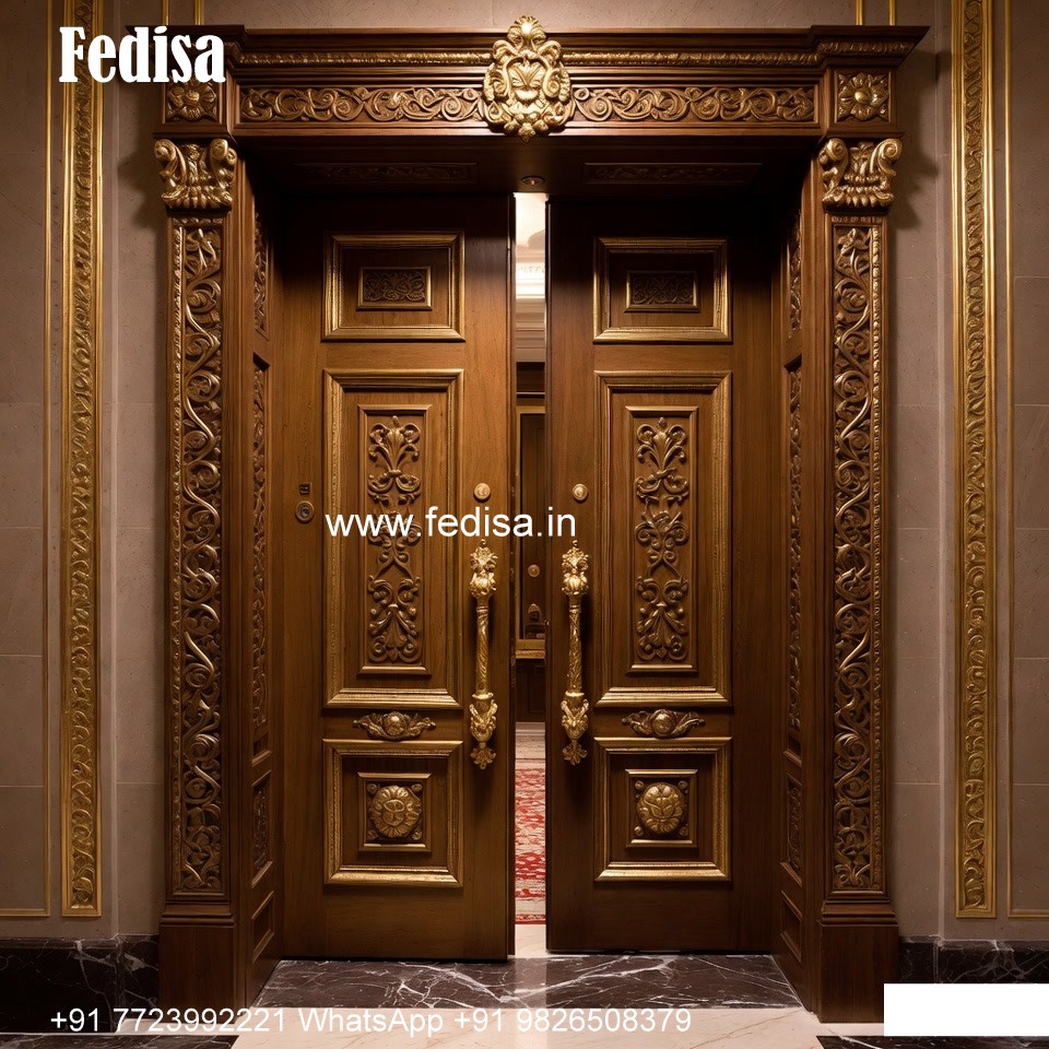 French Classic Doors House Front Door Elevation Design No-7245