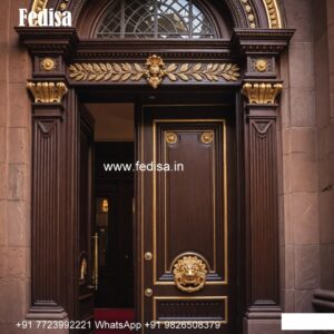 Solid Wood Classic Door Main Door Design Pinterest No-7316