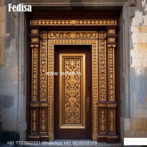 Italian Style Wooden Doors Handle Door Design No-7328