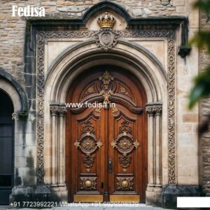 Antique Door Style Apartment Door Design No-7352