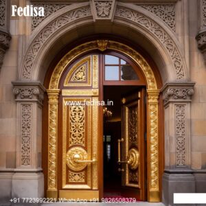 Royal Entrance Door Cafe Door Design No-7354