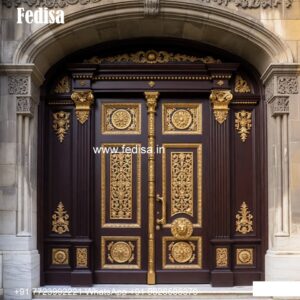 Handcrafted Wooden Door Sliding Door Main Gate No-7361