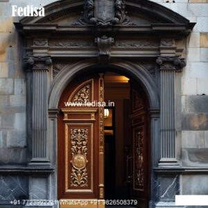 Ornate Door Design Sliding Bedroom Wardrobe Doors No-7367