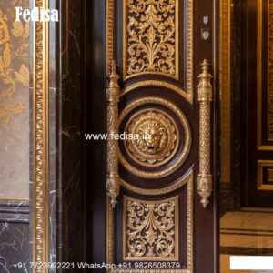 French Classic Doors Safety Double Door Design No-7368