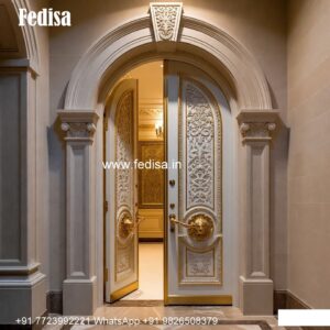 Front Entrance Classic Door Ghar Ke Darwaje Ka Design No-7371