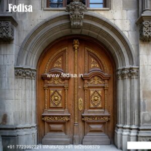 Glass Panel Classic Door Modern Panel Door Design No-7387