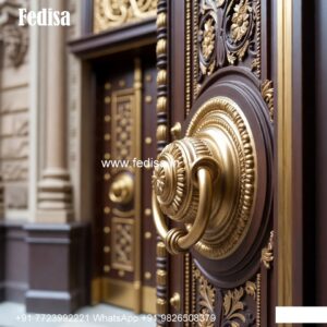 Victorian Door Design Glass Double Door Design No-7405