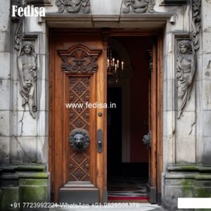 Traditional Carved Wooden Front Door Ideas Big Main Door Design No-7418