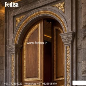 Glass Panel Classic Door Acp Door Design No-7428