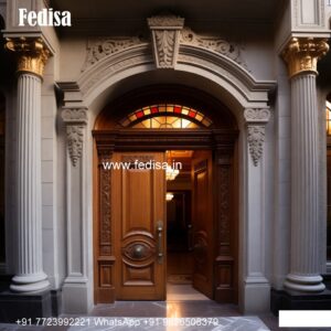 Teak Wood Door Design Main Door Glass Design Price No-7440