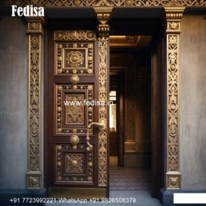 Main Door Classic Design Entrance Glass Door Design No-7452