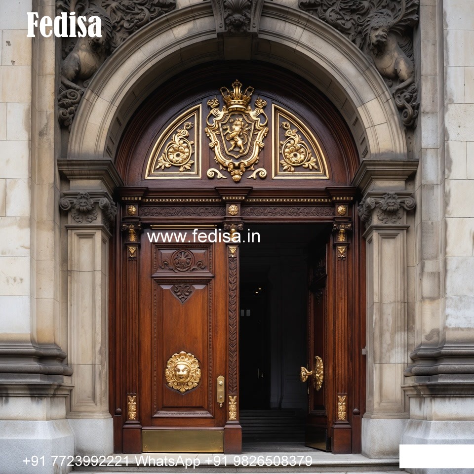 Hardwood Traditional Doors Latest Front Door Design 2024 No-7485