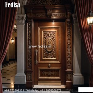 Carved Door Patterns Front Double Door Designs In Wood No-7504