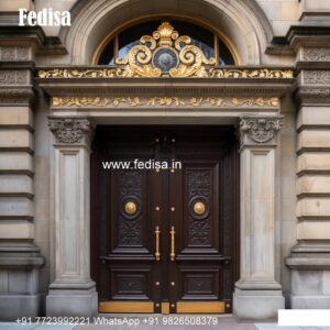 Ornate Door Design Pooja Room Door Design Glass No-7531