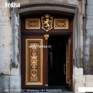 Decorative Wooden Doors Aluminum Room Door Design No-7546