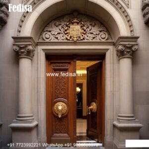 Palace Style Doors Double Door Design Plywood For Home No-7580