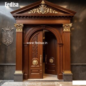 Hardwood Traditional Doors Veranda Door Design No-7608