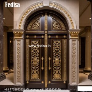 Ornate Door Design Safety Door Jali No-7613