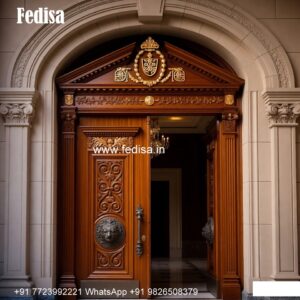 Front Entrance Classic Door Sliding Door Window Design No-7617