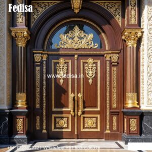 Vintage Wooden Door Main Door Plain Design No-7636