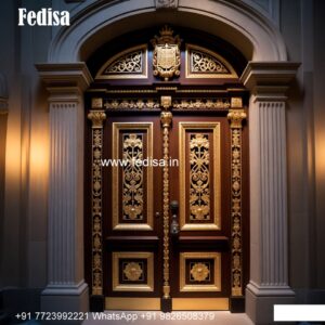 Rustic Classic Door Sliding Door Design For Balcony No-7653