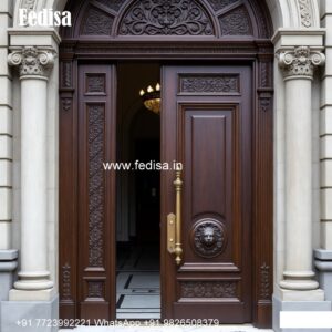 Bungalow Classic Door Design House Main Double Door Design No-7661