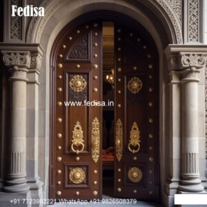 Traditional Carved Wooden Front Door Ideas Mica Design Door No-7664