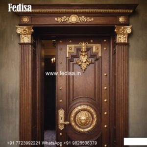Traditional Carved Wooden Front Door Ideas Sagwan Main Door No-7705