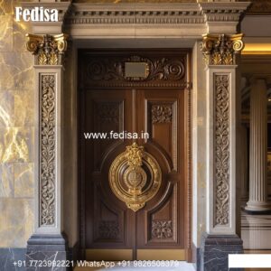 Handcrafted Wooden Door Jail Door Design No-7730