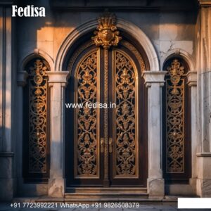 Decorative Wooden Doors Door Ganesh Design No-7751