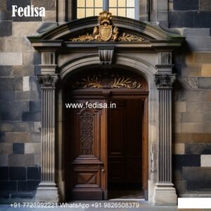 Engraved Wooden Door Wood Door Color Design No-7755