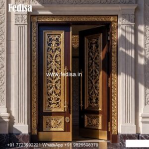 Wooden Carved Door Design Modern Metal Door Design No-7763