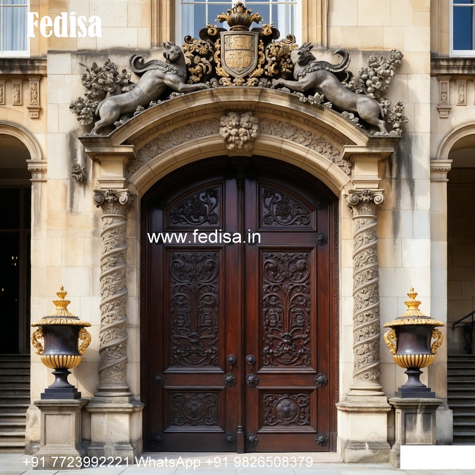 Ornate Door Design Main Door Pillar Design No-7777