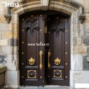Classic Wooden Main Door Design For Home Karbin Door Design No-7786