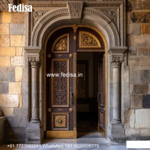 Arch Top Wooden Door Top Door Design No-7795