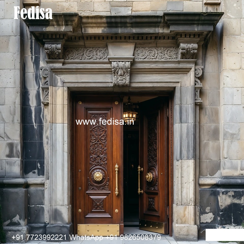 Royal Entrance Door Blue Door Design No-7805