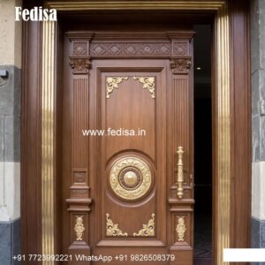 Solid Wood Classic Door Main Door Designs For Home Wooden No-7808