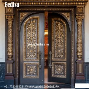 Handcrafted Wooden Door Main Door Single Door Design No-7812