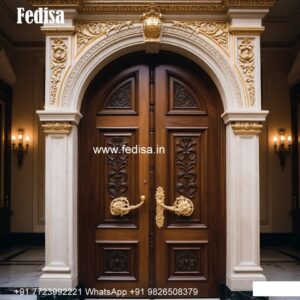 Carved Door Patterns Pooja Room Door Frame Design No-7873