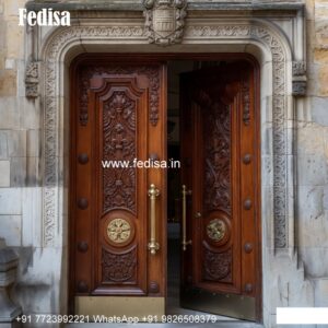 Wooden Carved Door Design Square Door Design No-7886