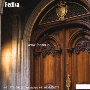 Glass Panel Classic Door One Door Design No-7920