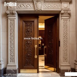 Italian Style Wooden Doors Wpc Bathroom Door Design No-7943