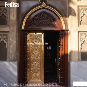 Front Entrance Classic Door Main Door And Safety Door Design No-7945