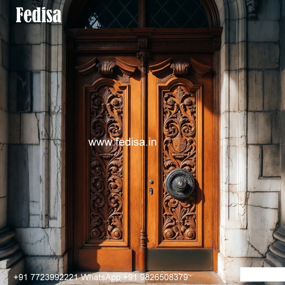 Villa Entrance Door Bathroom Fiber Door Design No-7988