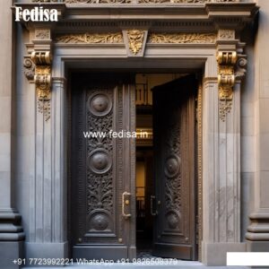 Rustic Classic Door Loha Gate Design Double Door No-8022