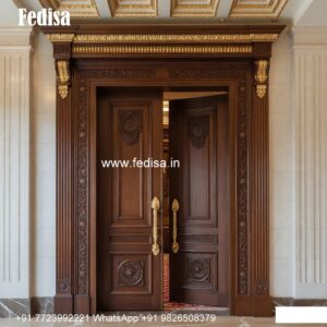 Palace Style Doors Round Door Grill Design No-8031