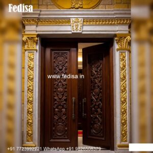 Glass Panel Classic Door Dile Door Design No-8043